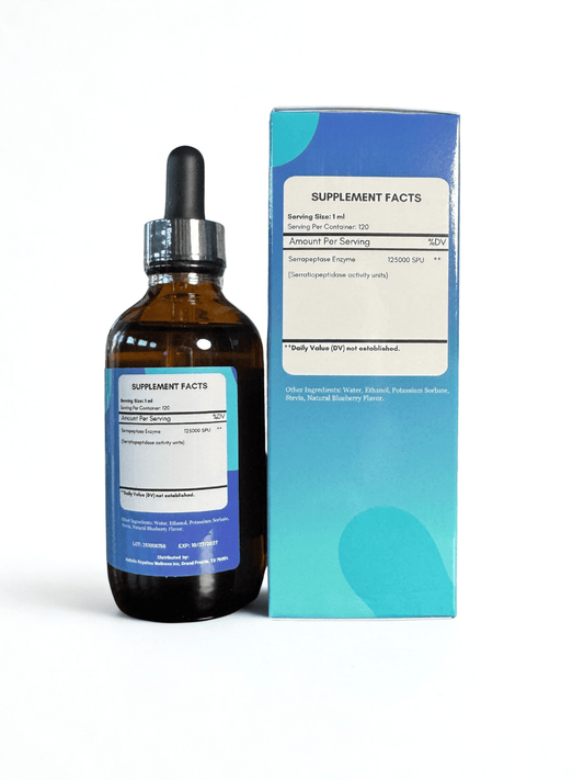 Serrapeptase | Proteolytic Enzyme Support – Liquid Extract