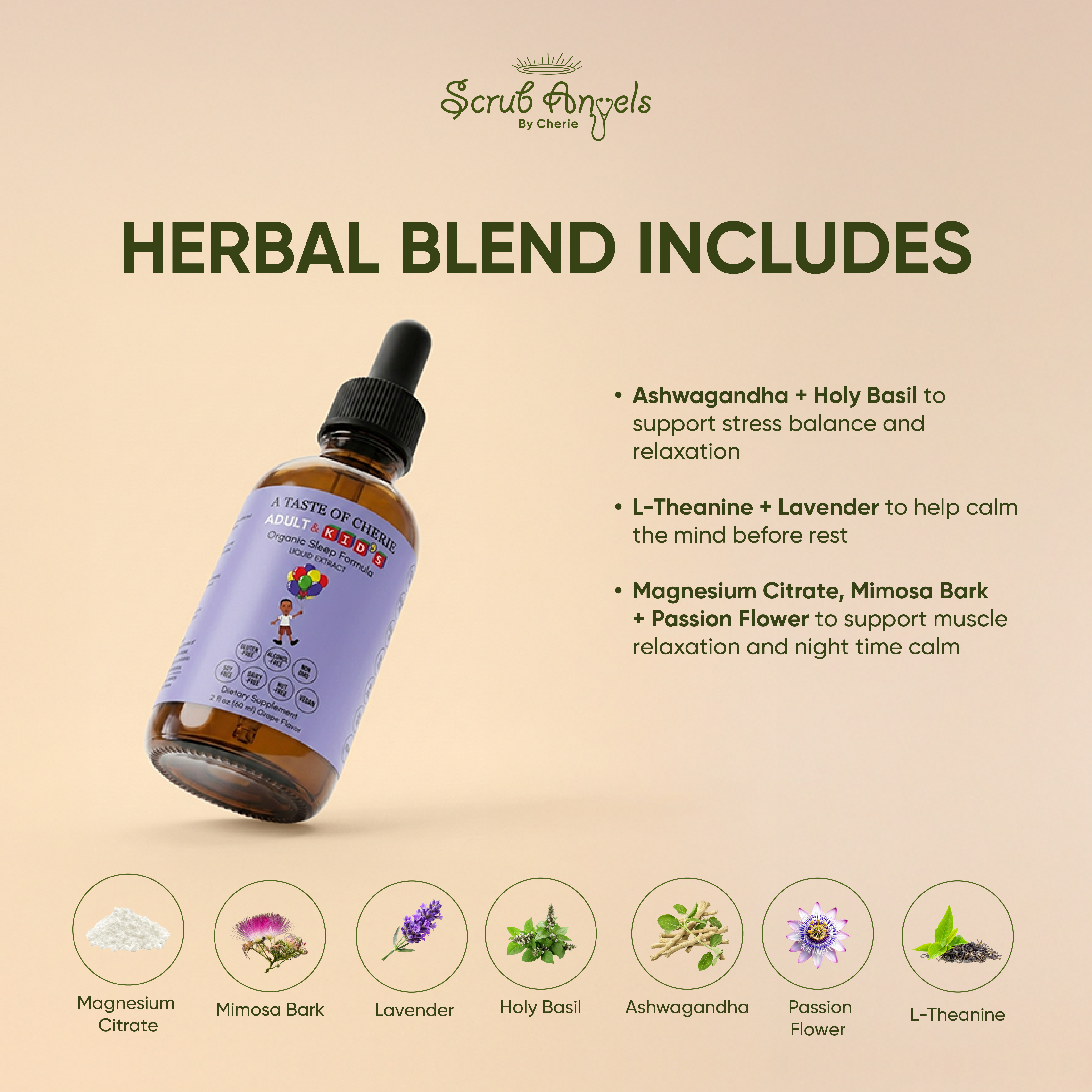 Sleep Blend for Restful Sleep - Liquid Extract