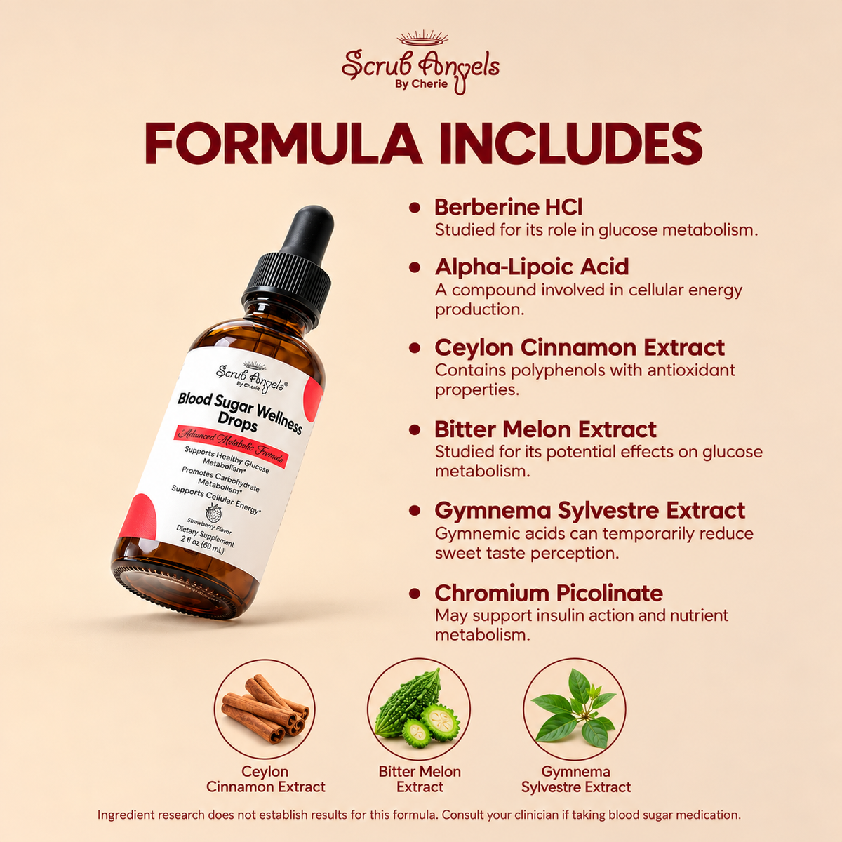 Blood Sugar Wellness Drops - Liquid Extract