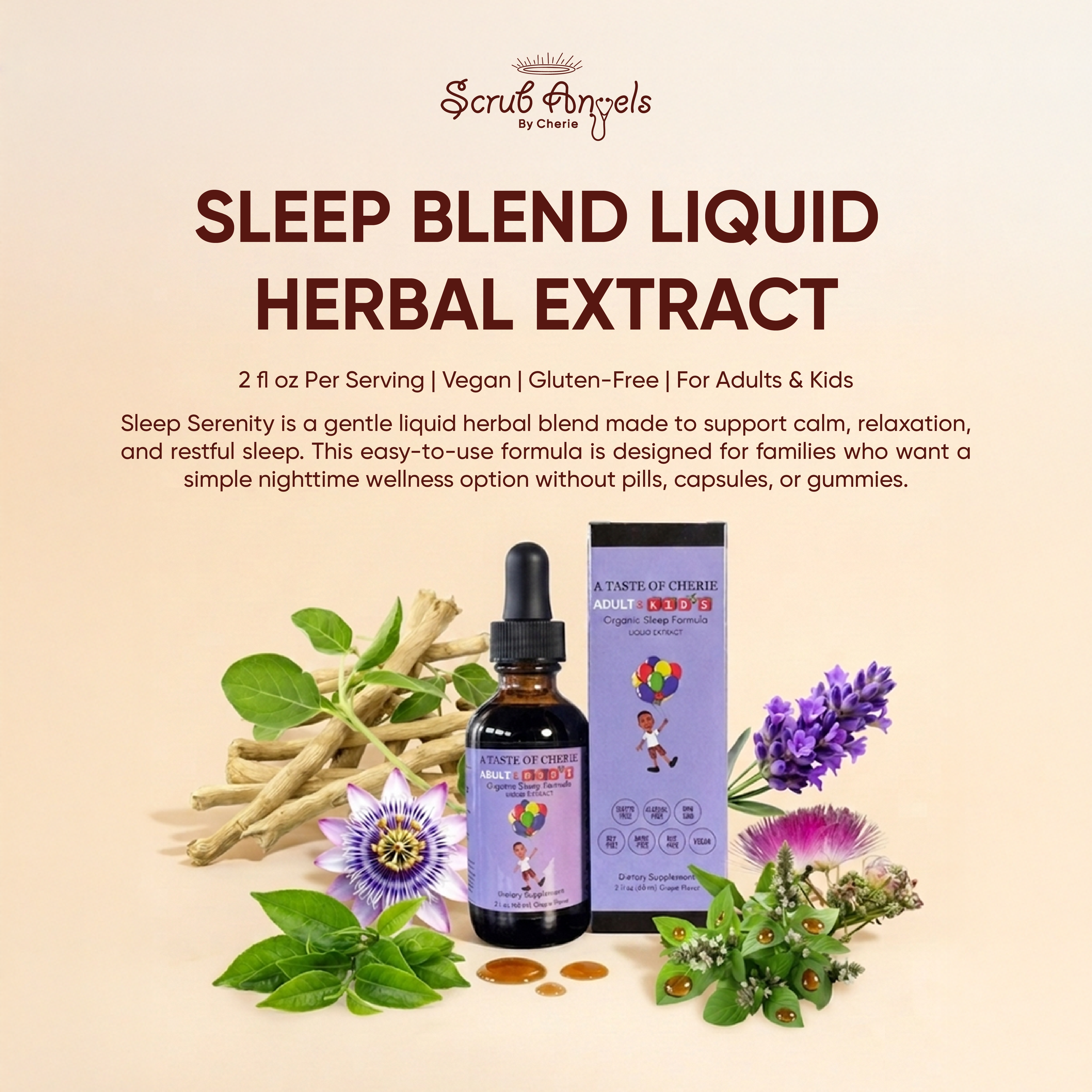 Sleep Blend for Restful Sleep - Liquid Extract