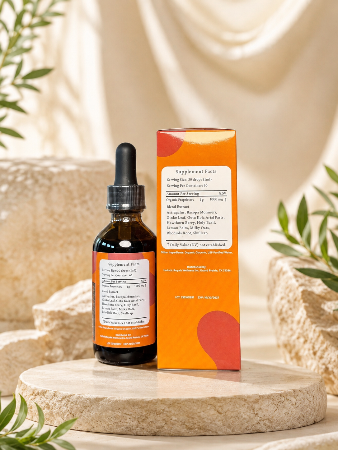 Nerve Essence Nerve & Brain Support - Liquid Extract (Strawberry Flavor)