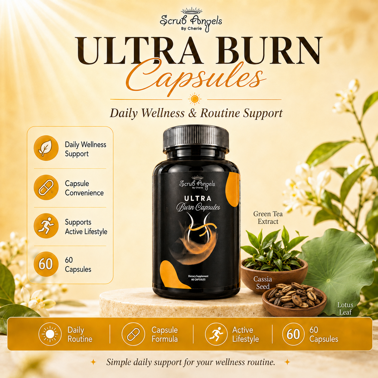 Ultra Burn Capsules (Contains 60 Capsules, 30-day Supply.)