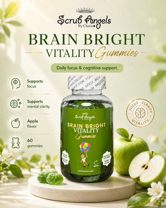 Brain Bright Vitality Gummies - For Adults and Children
