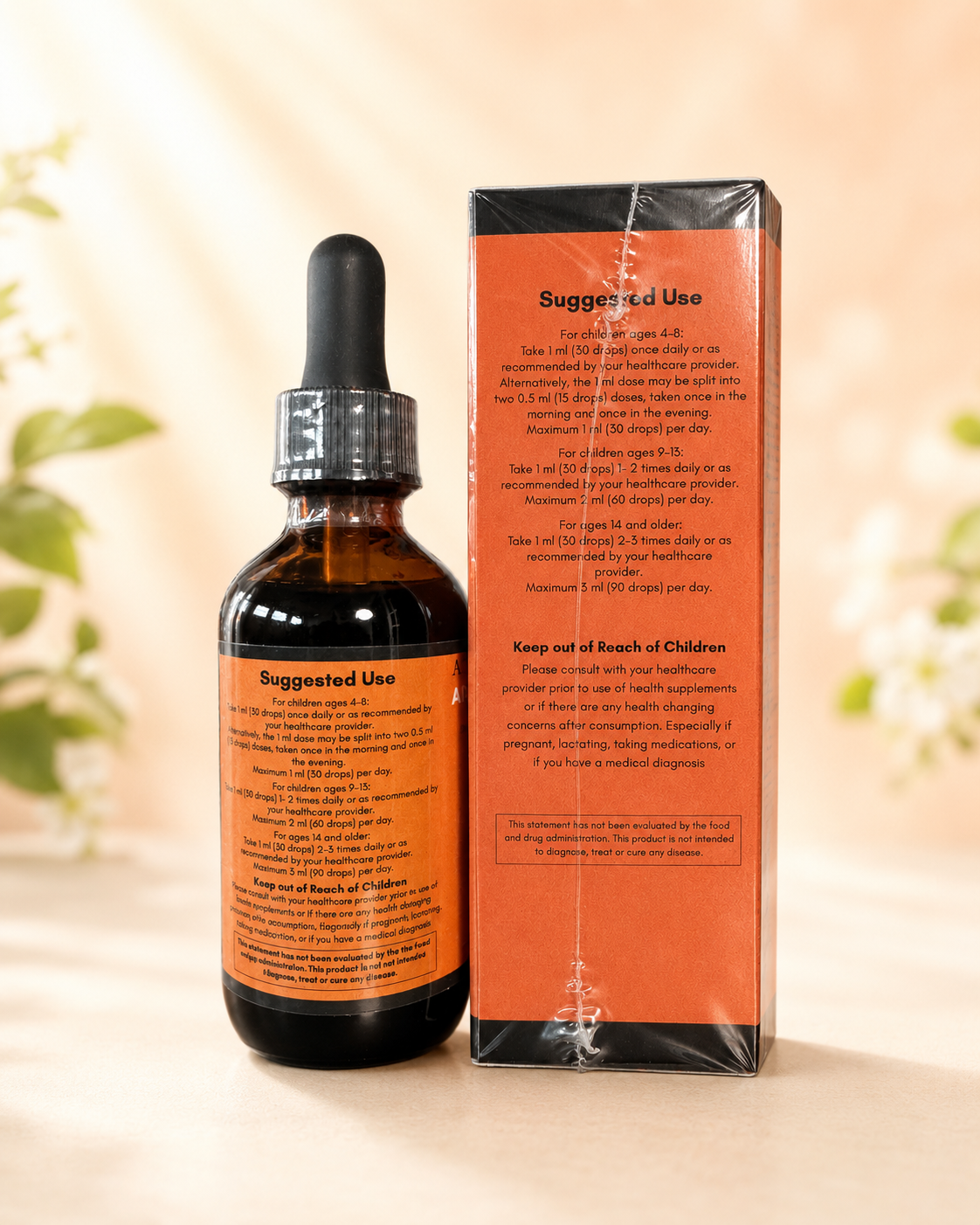 Focus and Immune Support Blend - Liquid Extract