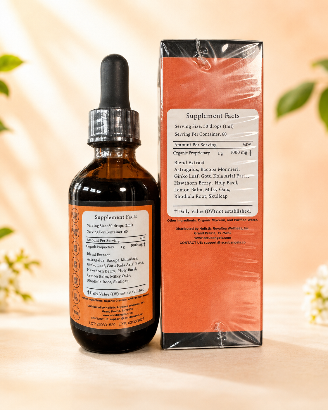 Focus and Immune Support Blend - Liquid Extract