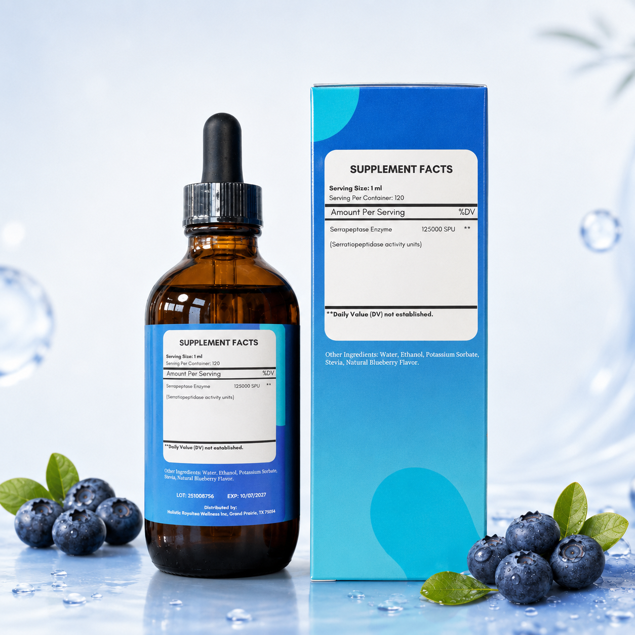 Serrapeptase | Proteolytic Enzyme Support – Liquid Extract