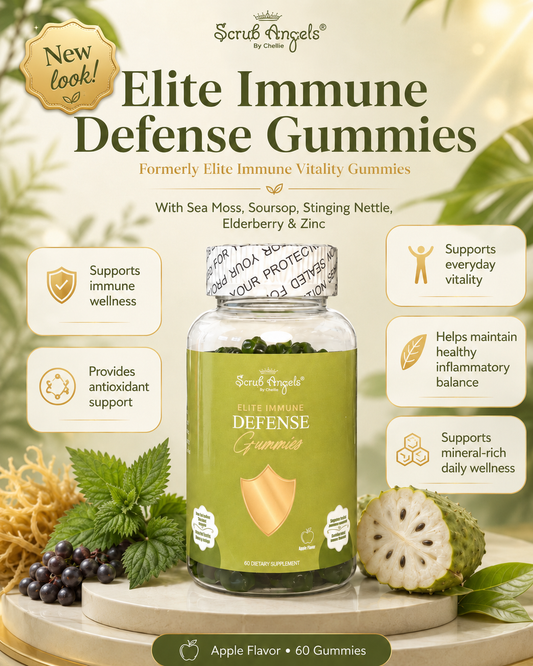 Elite Immune Defense Gummies with Sea Moss and Soursop