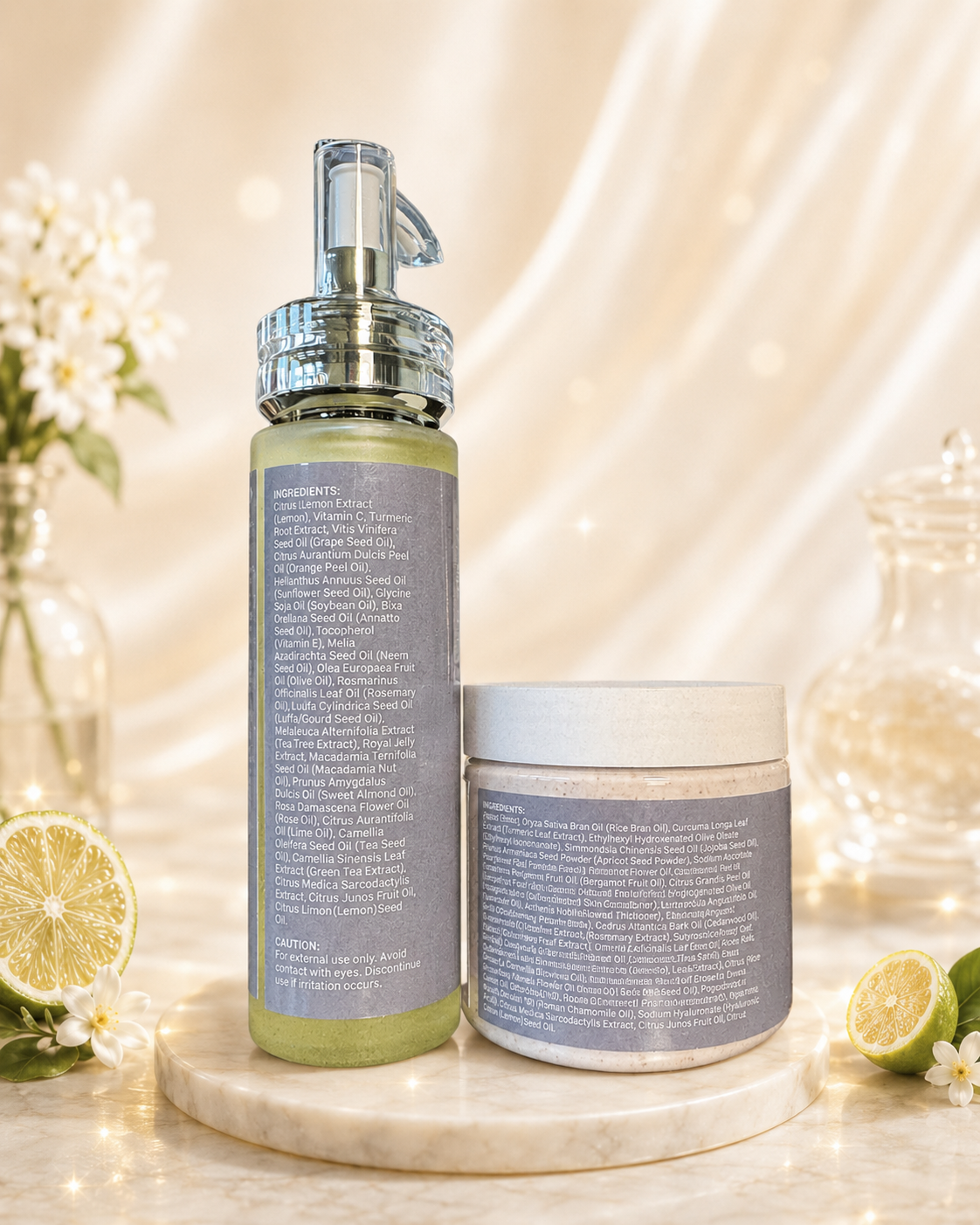 HydraSilk Bergamot and Citrus Body Bundle - Opulence (Unisex) Collection