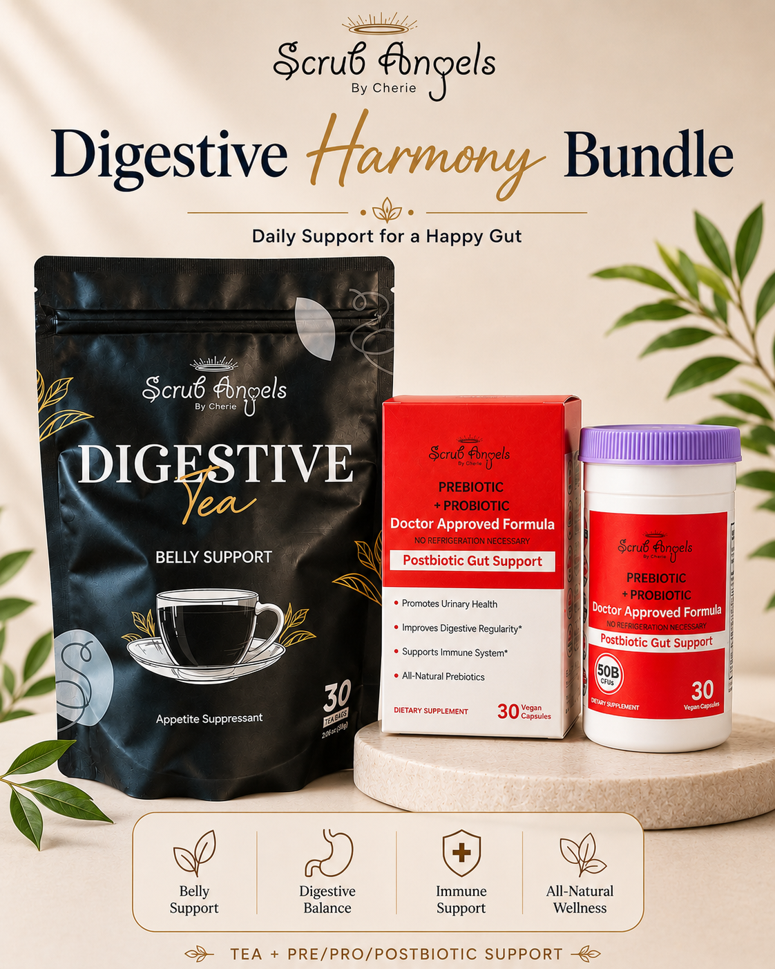 Digestive Harmony Bundle for Gut Support