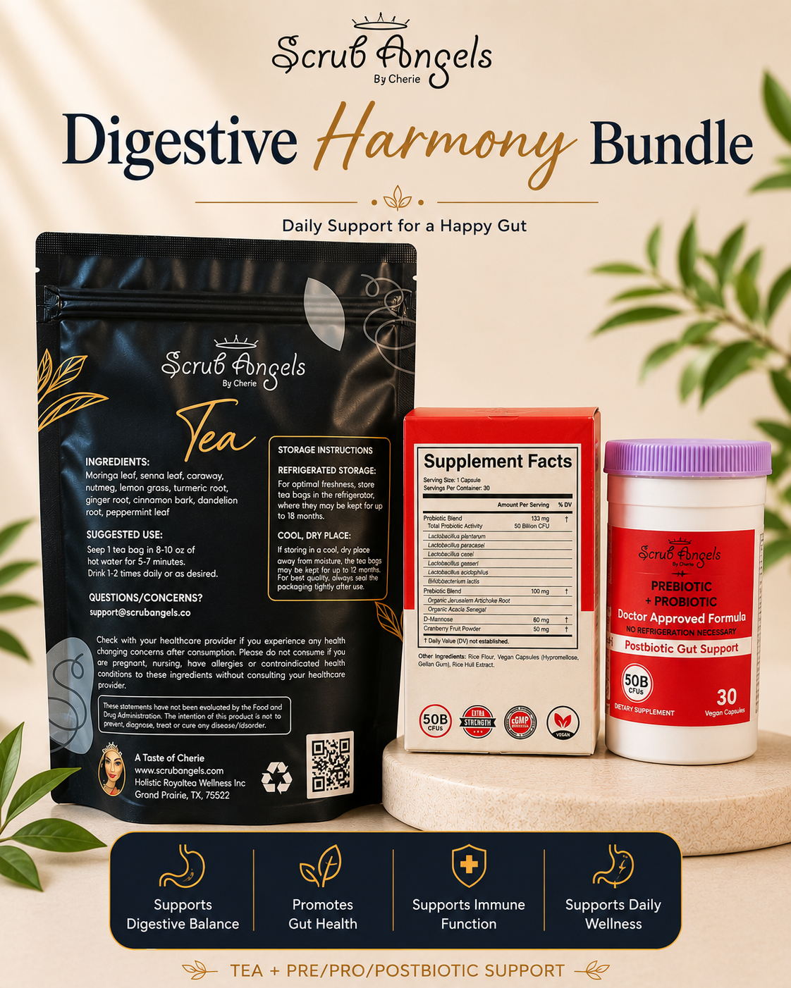 Digestive Harmony Bundle for Gut Support