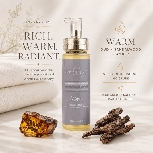 HydraSilk Brightening Body Oil - Risque & Opulence Collections
