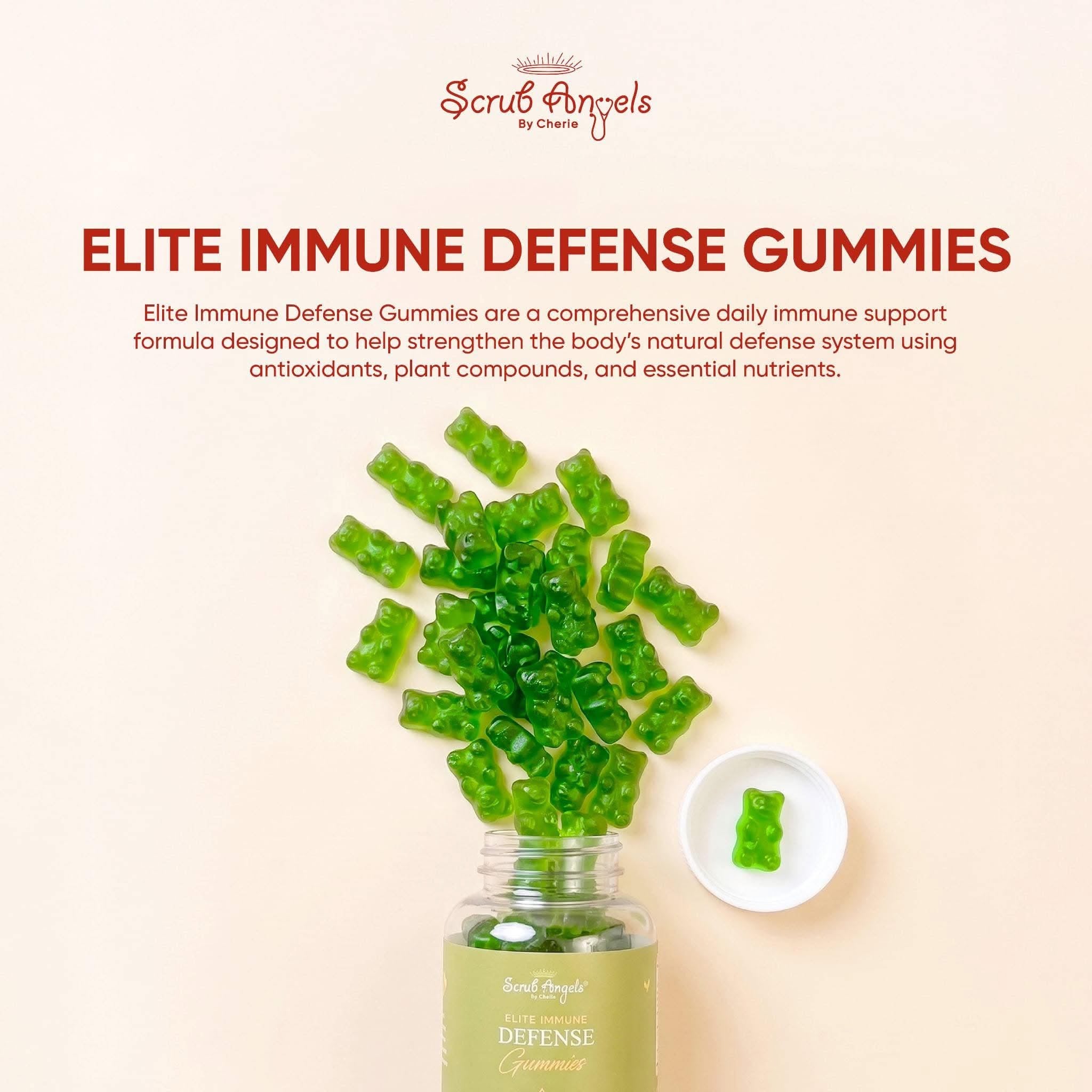 Elite Immune Defense Gummies with Sea Moss and Soursop