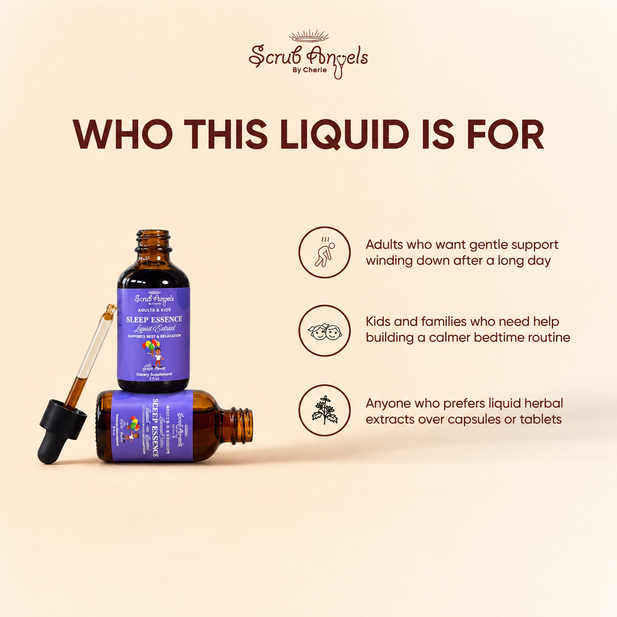 Sleep Essence with Ashwagandha for Restful Sleep - Liquid Extract