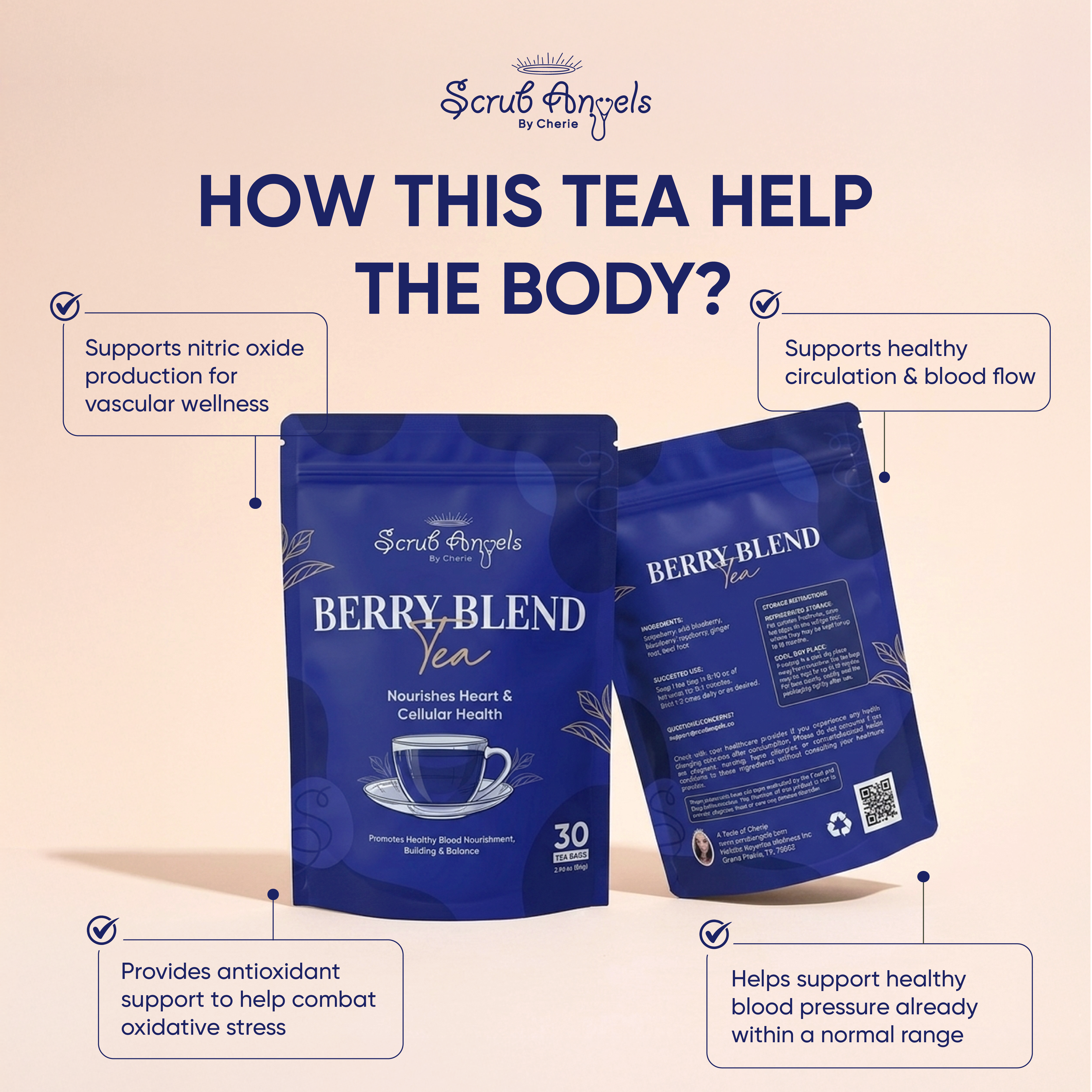 Berry Blend Luxury Tea 30  Day Mix