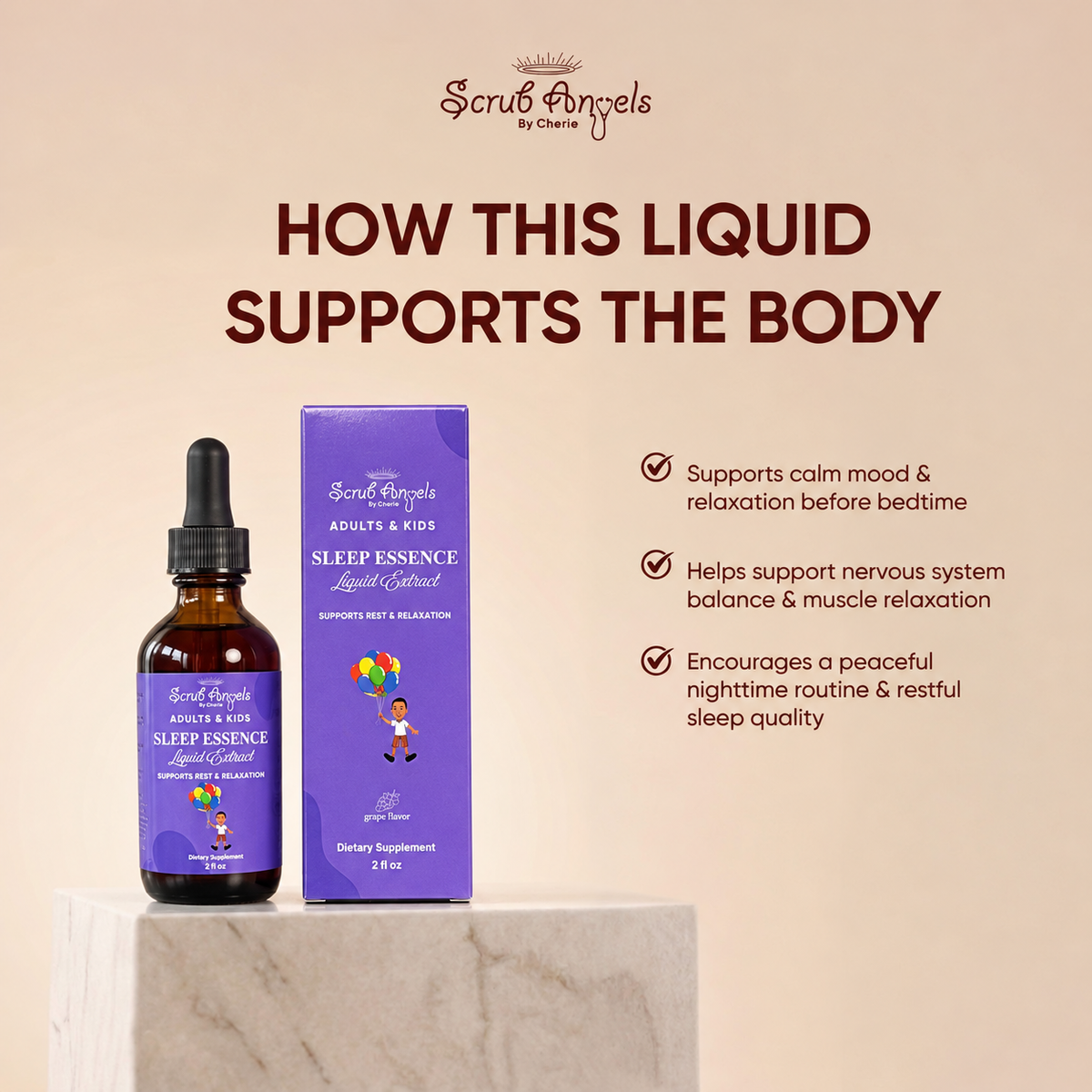Sleep Essence with Ashwagandha for Restful Sleep - Liquid Extract