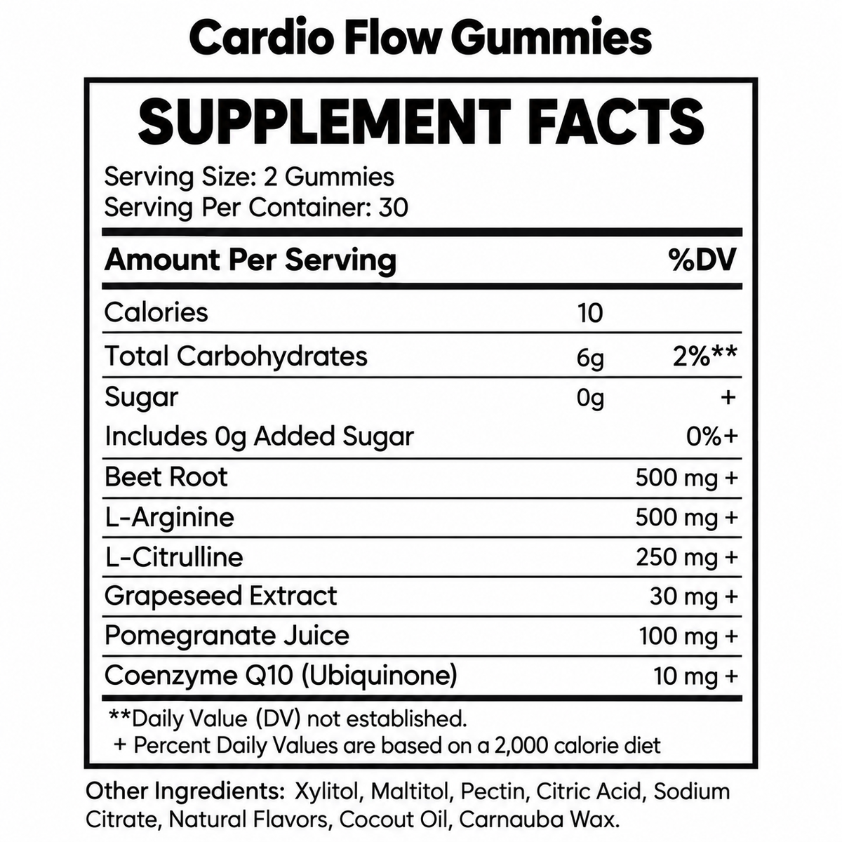 Cardio Flow Heart Health Support Gummies