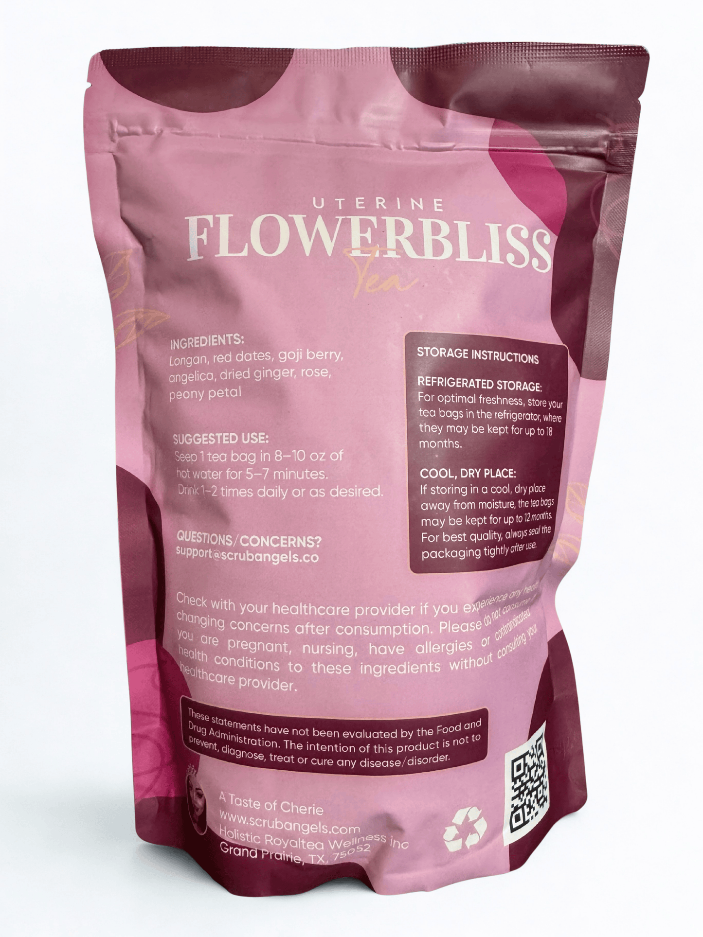 Flowerbliss Uterine Wellness Luxury Tea