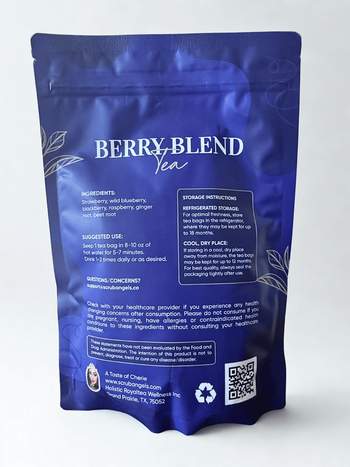 Berry Blend Luxury Tea 30  Day Mix