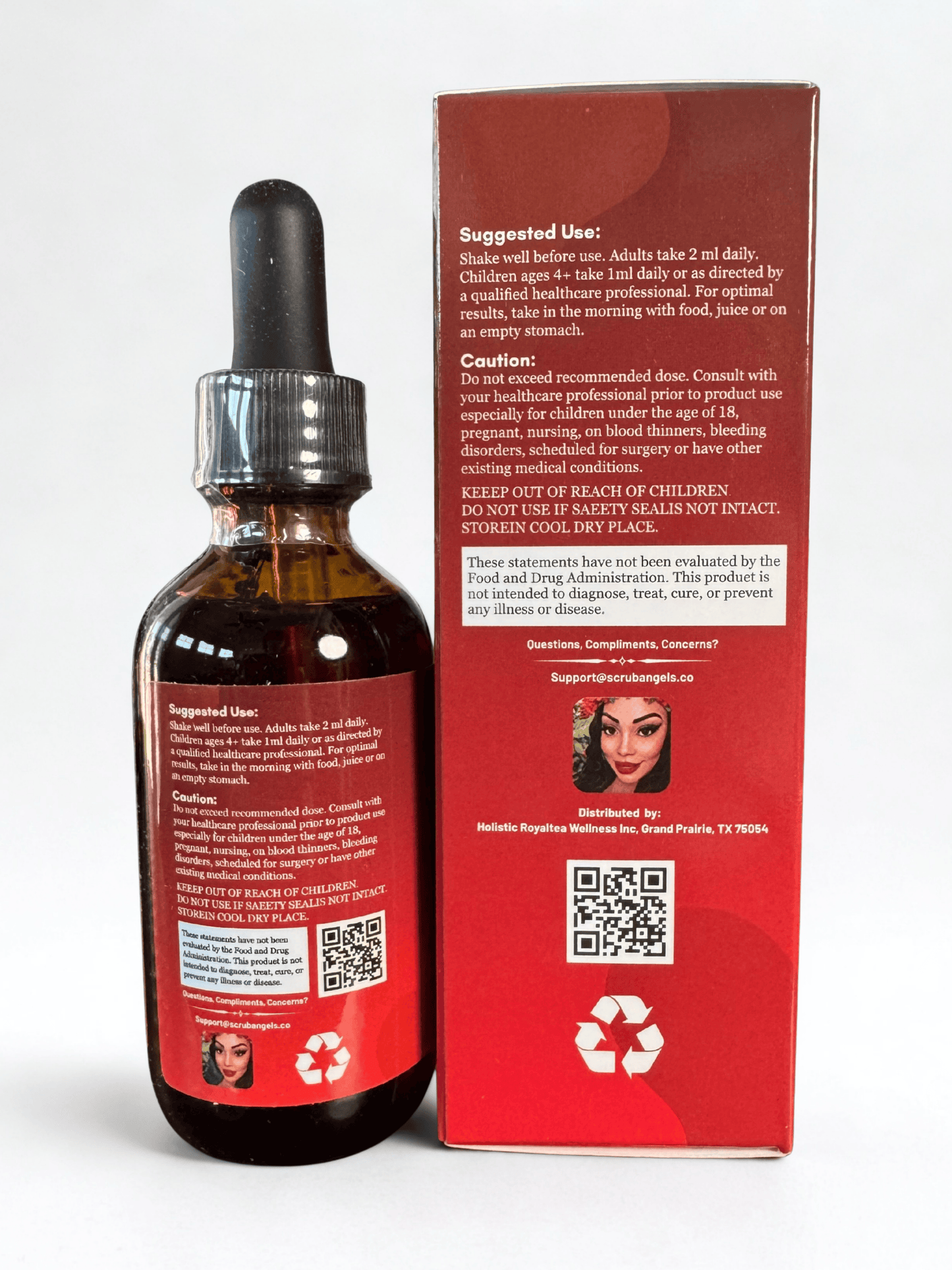 Iron + Vitamin C and B12 For Energy Support - Liquid Extract